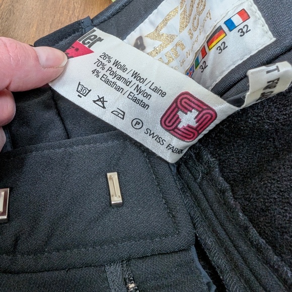 80s Sunice Snow Ski Pants Neon Vintage Retro Padded High Waisted - Picture 7 of 13